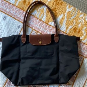 Longchamp large le pilage tote in black